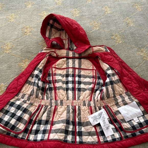 Kids Burberry Raincoat/Puffer Jacket - Picture 3 of 4